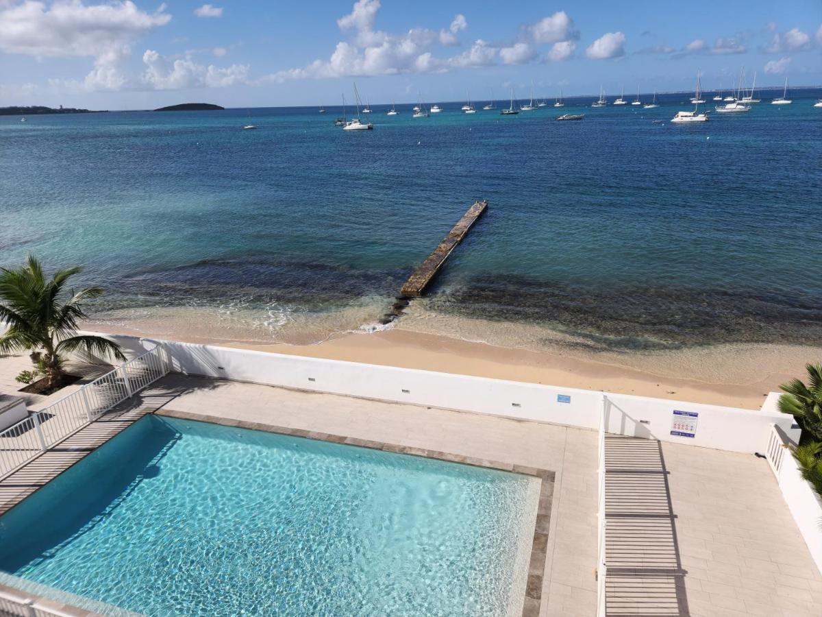 Beau Duplex Vue Mer Avec Piscine Et Acces Plage Marigot  Εξωτερικό φωτογραφία