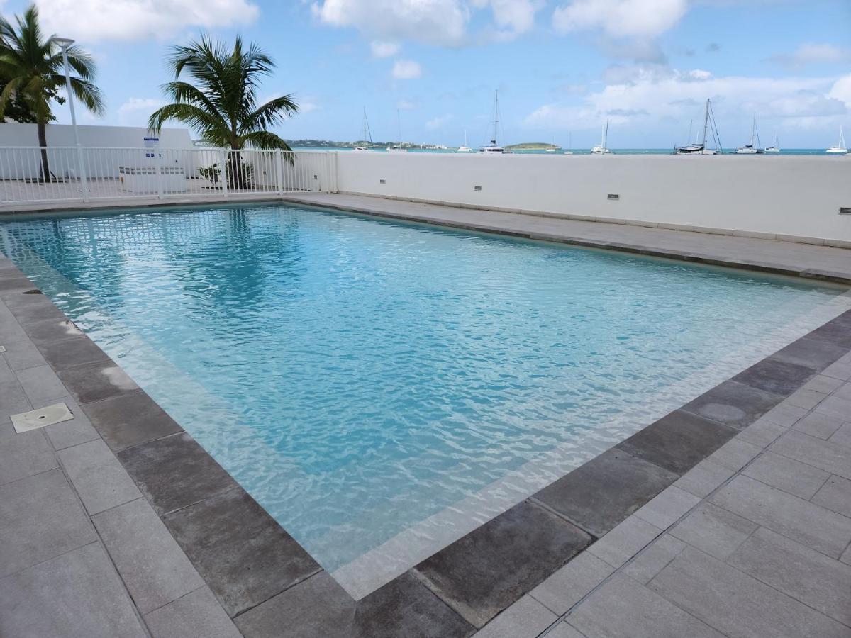 Beau Duplex Vue Mer Avec Piscine Et Acces Plage Marigot  Εξωτερικό φωτογραφία
