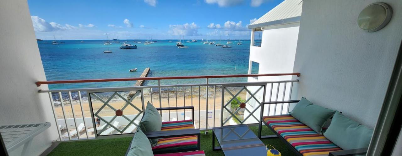 Beau Duplex Vue Mer Avec Piscine Et Acces Plage Marigot  Εξωτερικό φωτογραφία